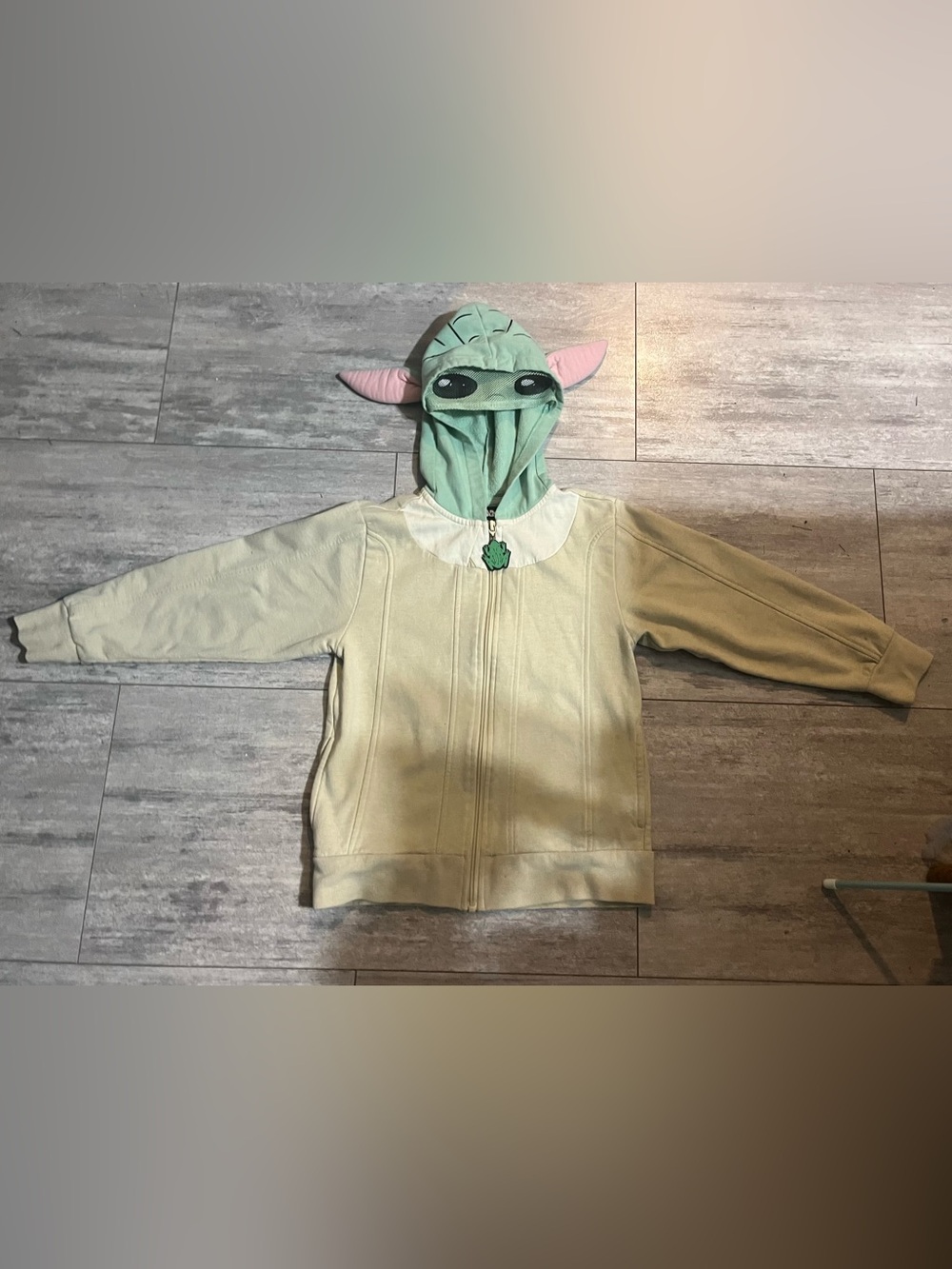 Star Wars Disney Kids Grogu Character Hoodie Jacket Costume - Baby Yoda, Small